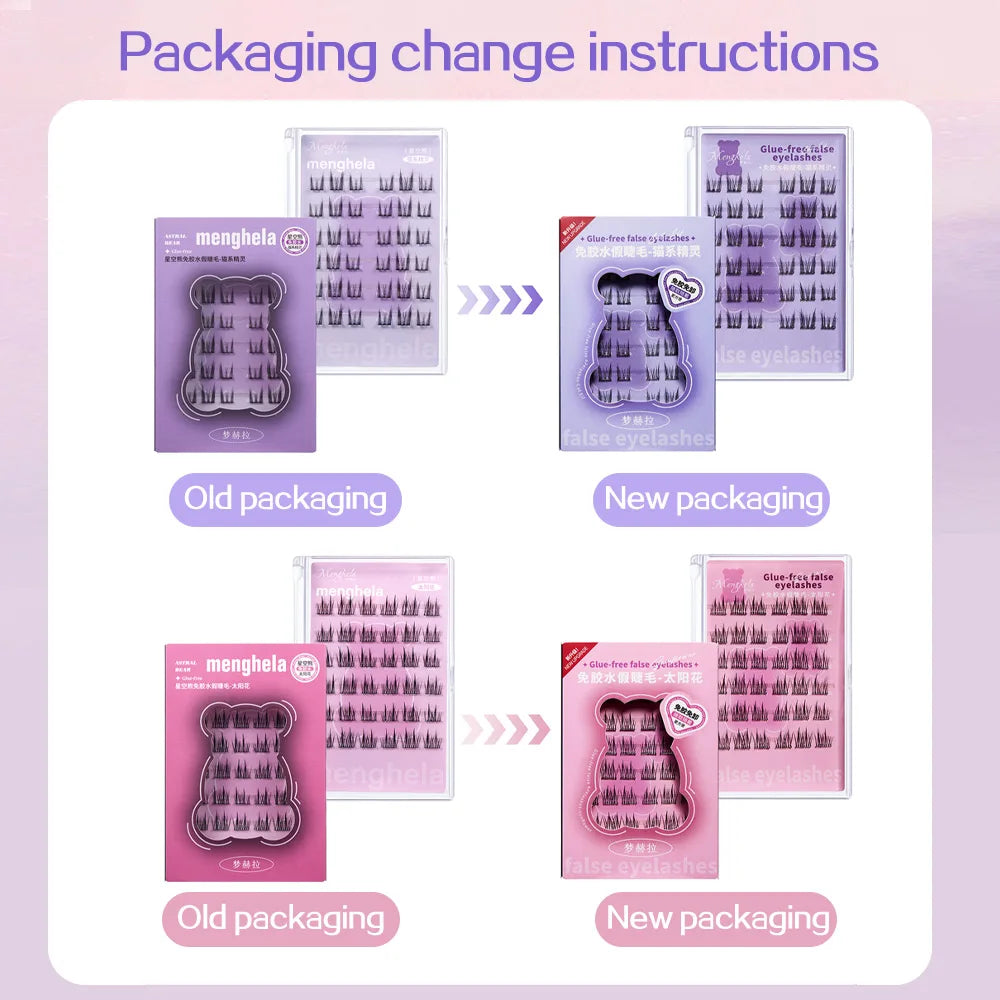 Fairy Glue-free False Eyelashes Easy To Rebound No Need To Remove